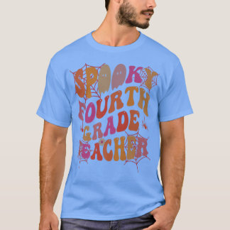 SPOOKY 4TH GRADE TEACHER Costume This Is My Fabool T-Shirt