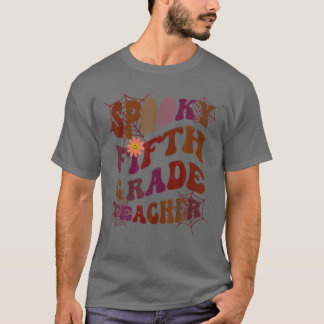 SPOOKY 5TH GRADE TEACHER Costume This Is My Fabool T-Shirt