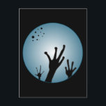 Spooky Alien Science Fiction Hands Postcard<br><div class="desc">Spooky Alien Science Fiction Hands Creature 
What better way to send cryptic messages than on this weird alien creature postcard?</div>