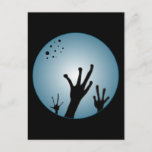 Spooky Alien Science Fiction Hands Postcard<br><div class="desc">Spooky Alien Science Fiction Hands Creature 
What better way to send cryptic messages than on this weird alien creature postcard?</div>