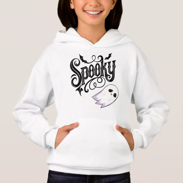Spooky and Boo with Bhoot– CuT-Shirt Hoodie (Front)