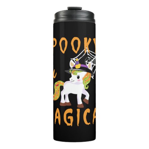 Spooky And Magical Halloween Costume Thermal Tumbler