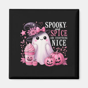 Spooky And Spice And Everything Nice Halloween Pin Magnet
