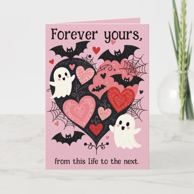 Spooky And Sweet Valloween Card (Front)