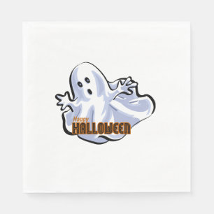 Spooky Animals Ghost Paper Napkins