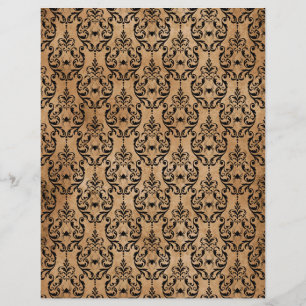 Spooky Autumn Gothic Scrapbook Paper Sheet
