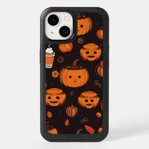 Spooky Autumn Pumpkin Spice Horror Night  OtterBox iPhone 14 Case