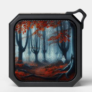 Spooky Autumn woods with a ghost Bluetooth Speaker