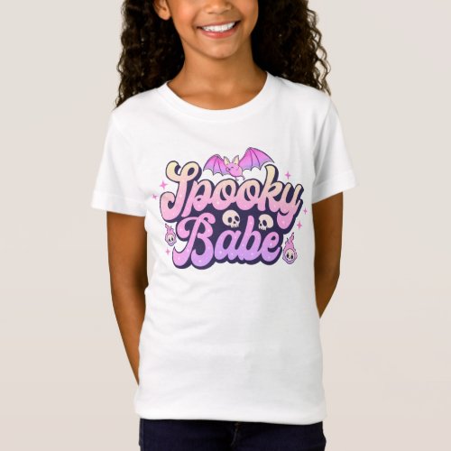 Spooky Babe Cute Halloween T_Shirt