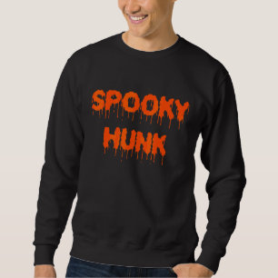 Spooky Babe Spooky Hunk  Matching Couples Hallowee Sweatshirt