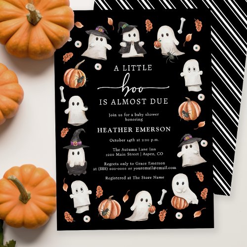 Spooky Baby Shower Invitation