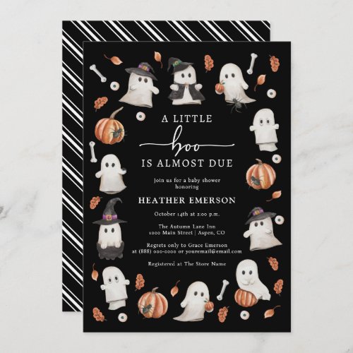 Spooky Baby Shower Invitation
