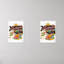 Spooky Back to School Halloween Graphic Design