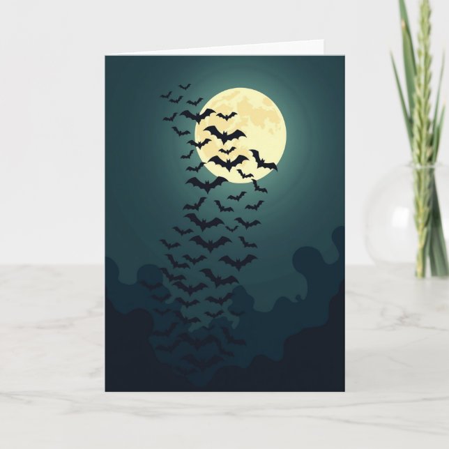 Spooky Bat Flight Card (Front)