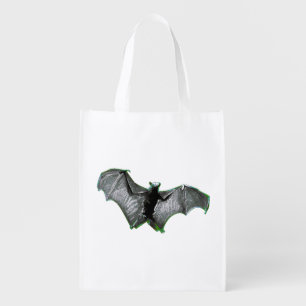 Spooky Bat Grocery Bag