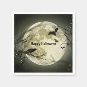 Spooky Bats Halloween Napkins