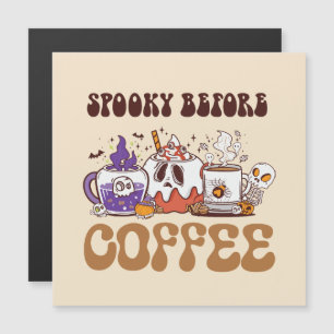 Spooky Before Coffee – Funny Ghost Coffee Brew