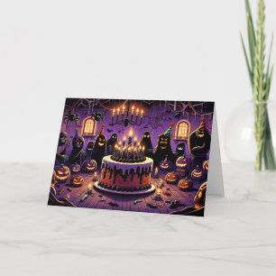Spooky Birthday Bash Card