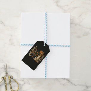 Spooky Biscuits Bakery Black Cat Halloween Gift Tags