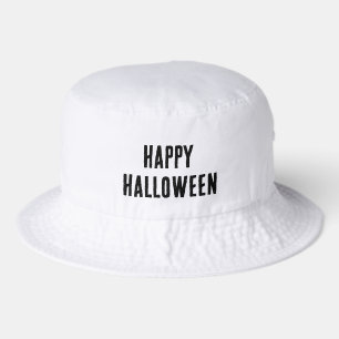 Spooky Black Cat Halloween Bucket Hat