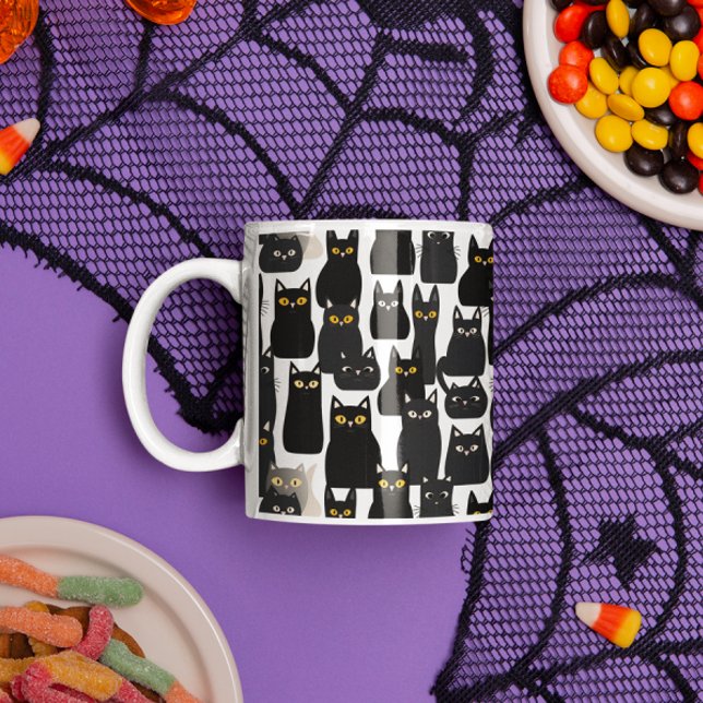Spooky Black Cats Halloween Mug (Creator Uploaded)