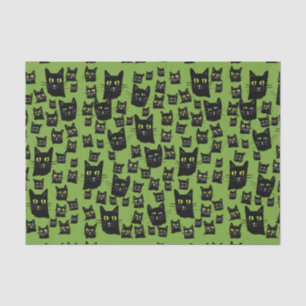Spooky Black Cats Tissue Paper
