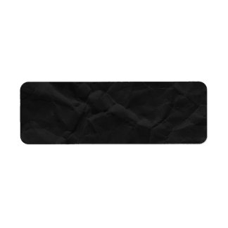 SPOOKY BLACK CRINKLED WRINKLED PAPER TEXTURE TEMPL LABEL