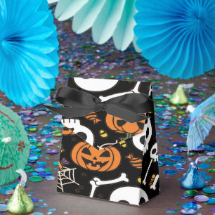 Spooky Bones And Skeletons For Halloween Favor Boxes