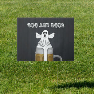 Spooky Boo and Boos Sign