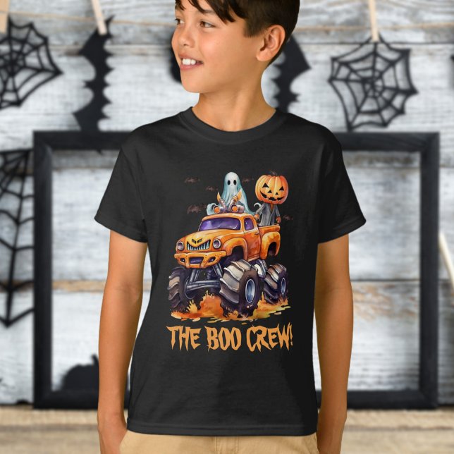 Spooky Boo Crew Family Matching Halloween Boys T-Shirt (Creator Uploaded)