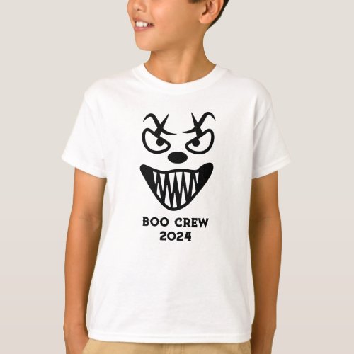 Spooky Boo Crew Halloween 2024 party group fun  T_Shirt