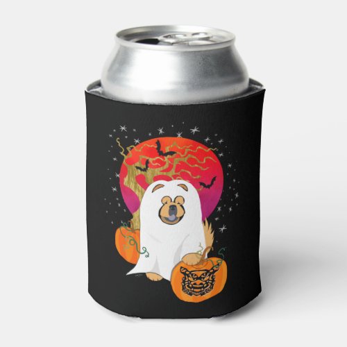SPOOKY BOO_DOG   _Can and Bottle coolers