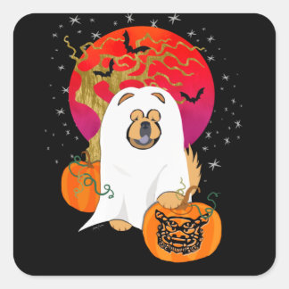 SPOOKY BOO-DOG - Chow stickers