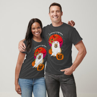 SPOOKY BOO-DOG dark tee shirts- customize text