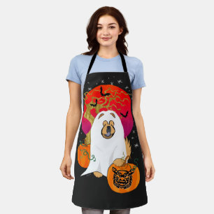SPOOKY BOO-DOG grooming/chef apron