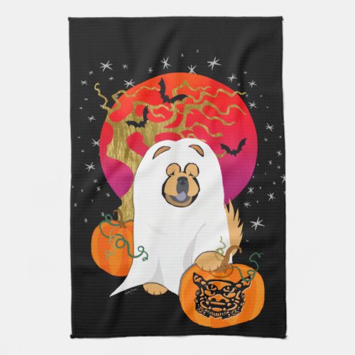 SPOOKY BOO_DOG   _ Kitchen towels