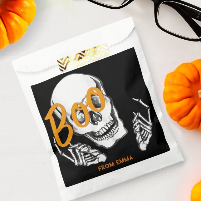 Spooky BOO Favor Bags – Personalized with Your Nam (Creator Uploaded)