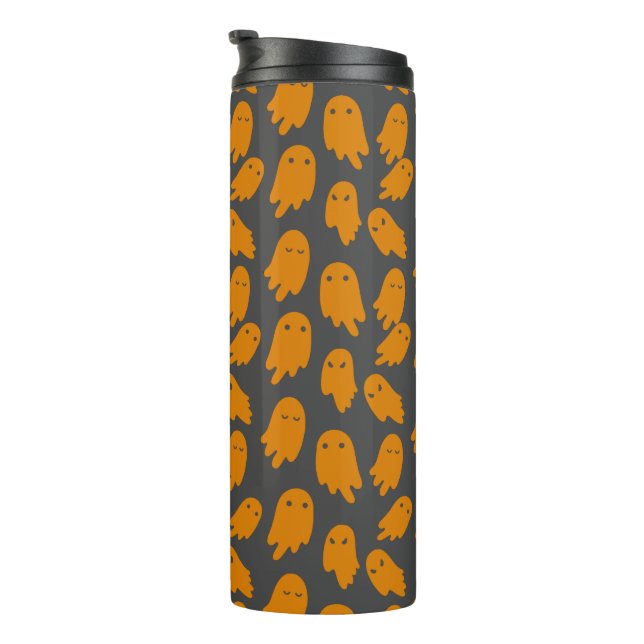 Spooky Boo Ghost Thermal Tumbler (Rotated Right)
