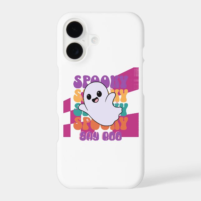Spooky Boo Iphone Case (Back)