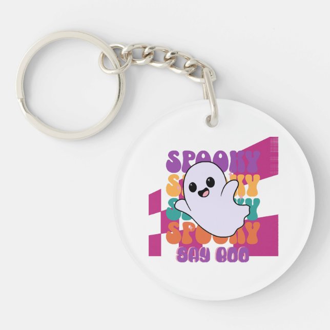 Spooky Boo Keychain (Front)