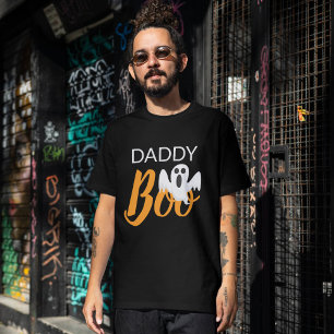 Spooky Boo pumpkin jack-o-lantern Halloween Daddy T-Shirt