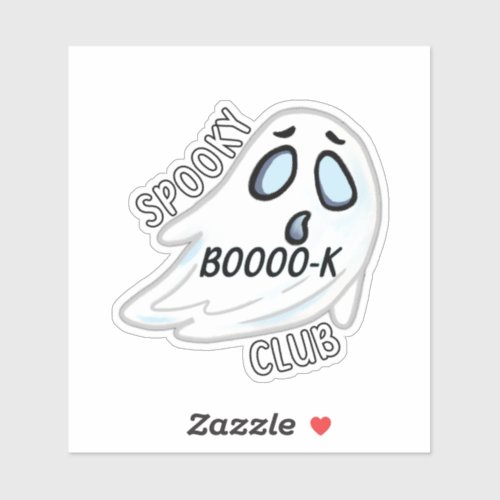Spooky Book Club Sticker