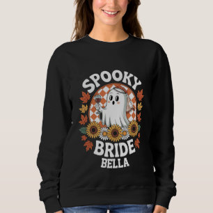 Spooky Bride Ghost Halloween Personalized  Sweatshirt