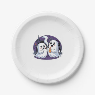 Spooky Buddies A Halloween Haunt Classic T-Shirt Paper Plates