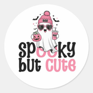 Spooky But Cute Classic Round Sticker