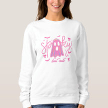 Spooky but Cute–Pink Neon Ghost HalloweenAesthetic