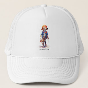 Spooky But Cute Zombie Kid – Adorable Macabre (3) Trucker Hat