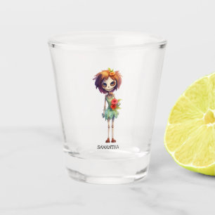 Spooky But Cute Zombie Kid – Adorable Macabre Shot Glass