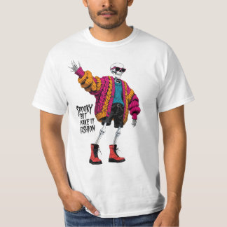 Spooky But Make It Fashion Funny Halloween T-Shirt