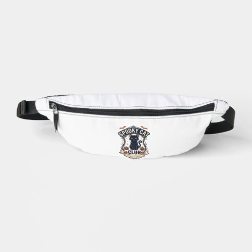 Spooky Cat Club Cat Halloween Spooky Cat Vintage V Fanny Pack